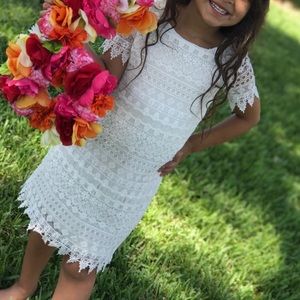 Beautiful white lace dress